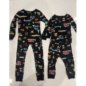 Old Navy Matching Holiday Pajamas - 18-24M and 4T sizes